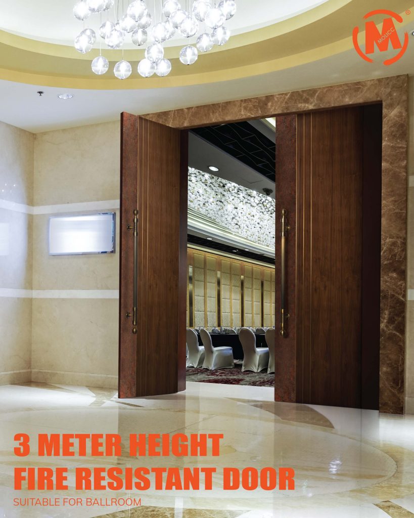 3 Meter Height Fire Resistant Door - Molicc System