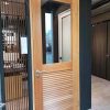 Solid Timber Door, Glass Panel, Louver, Single Leaf